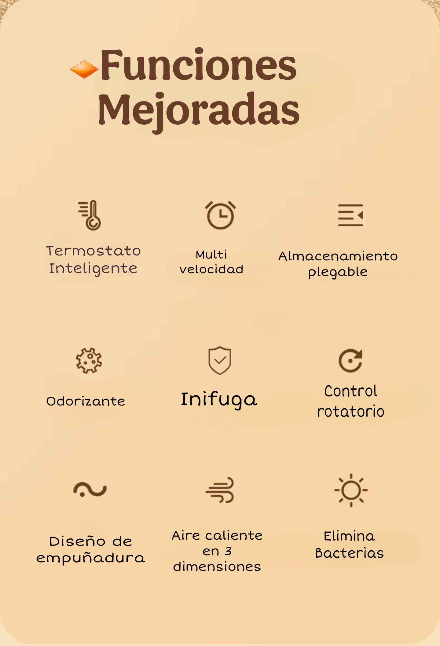 Secador de Zapatos multifuncional con asa