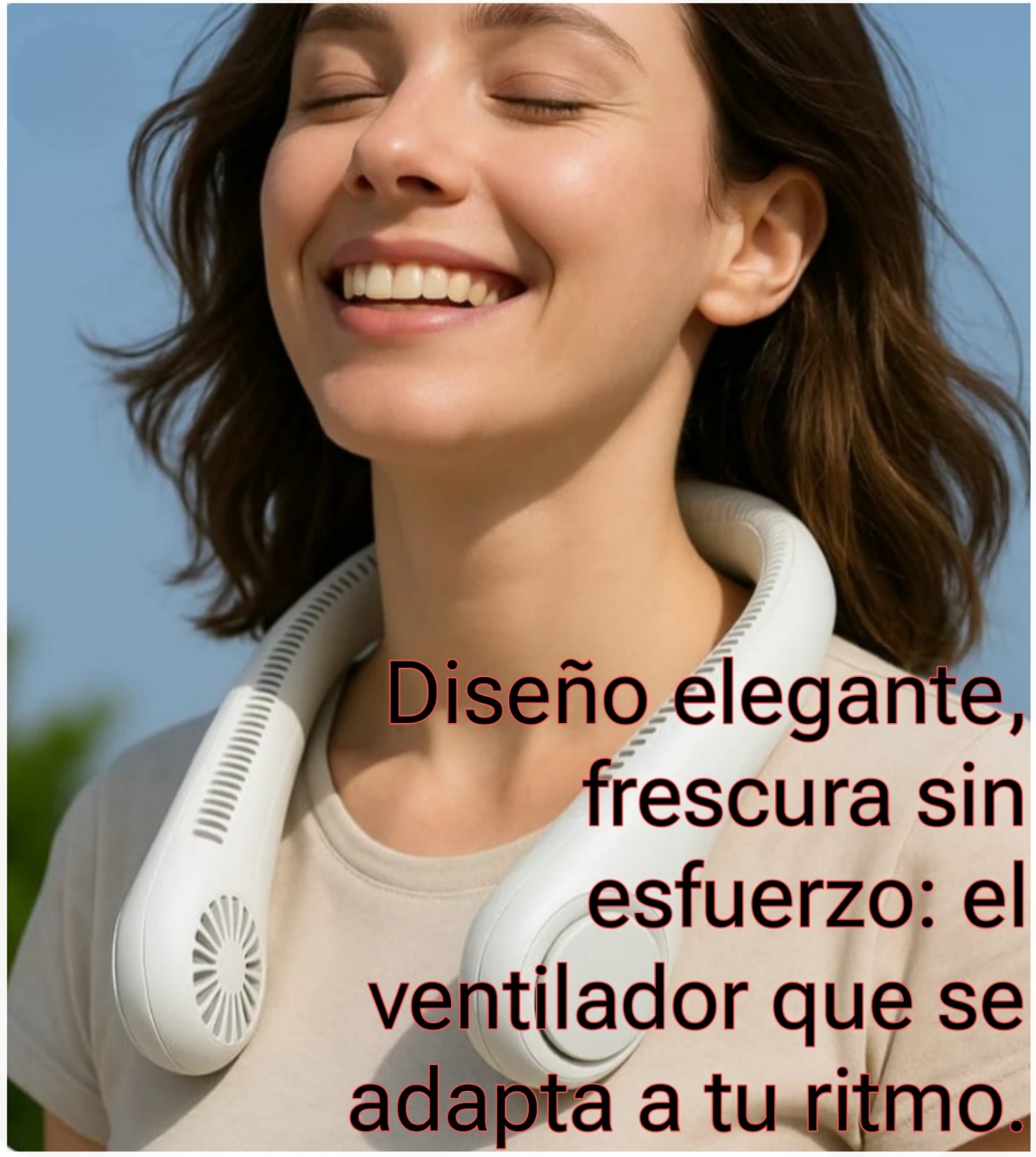 M2 Tec Ventilador de cuello portátil