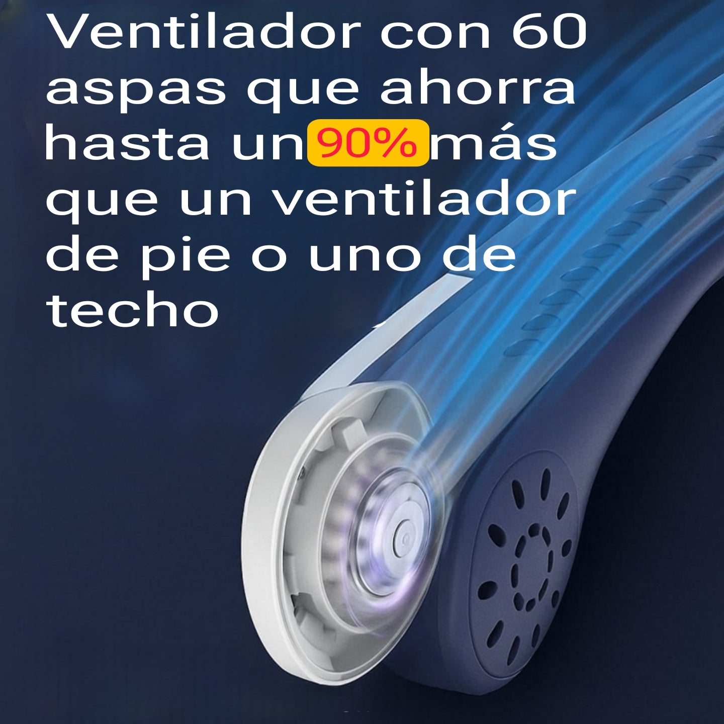 M2 Tec Ventilador de cuello portátil