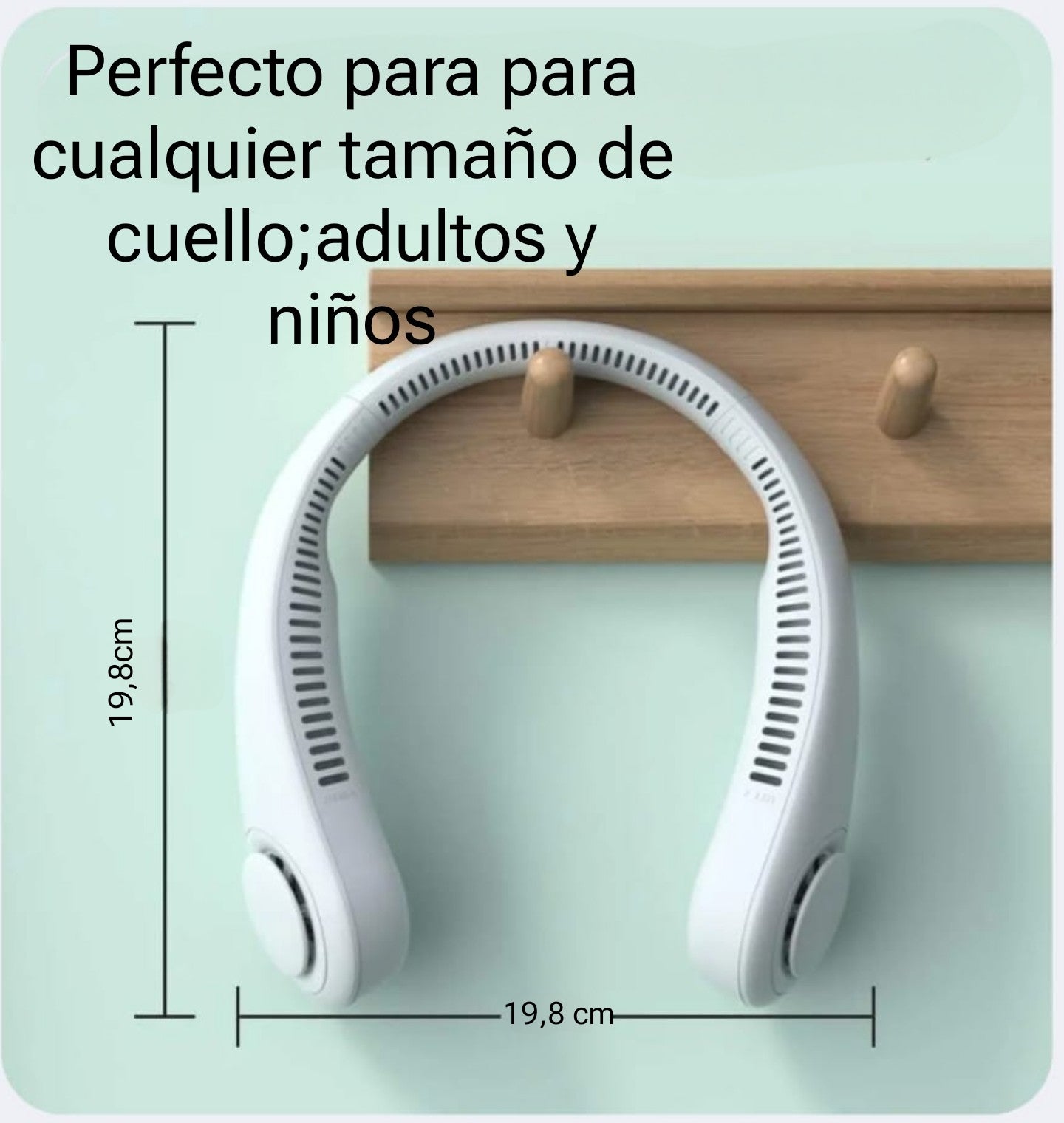 M2 Tec Ventilador de cuello portátil