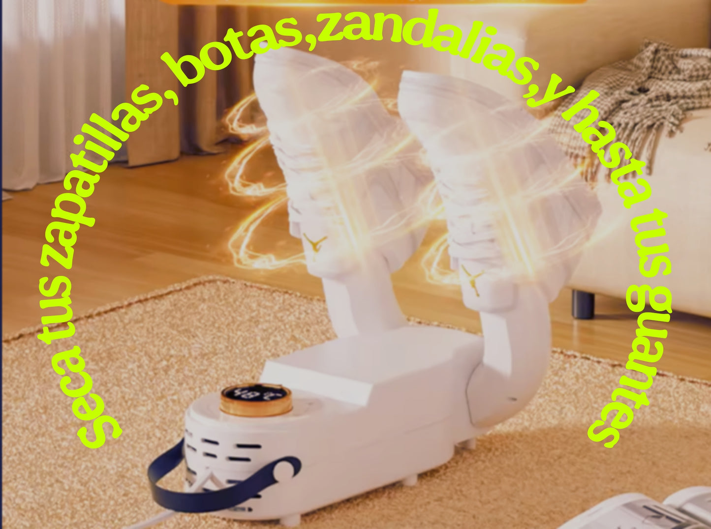 Secador de Zapatos multifuncional con asa